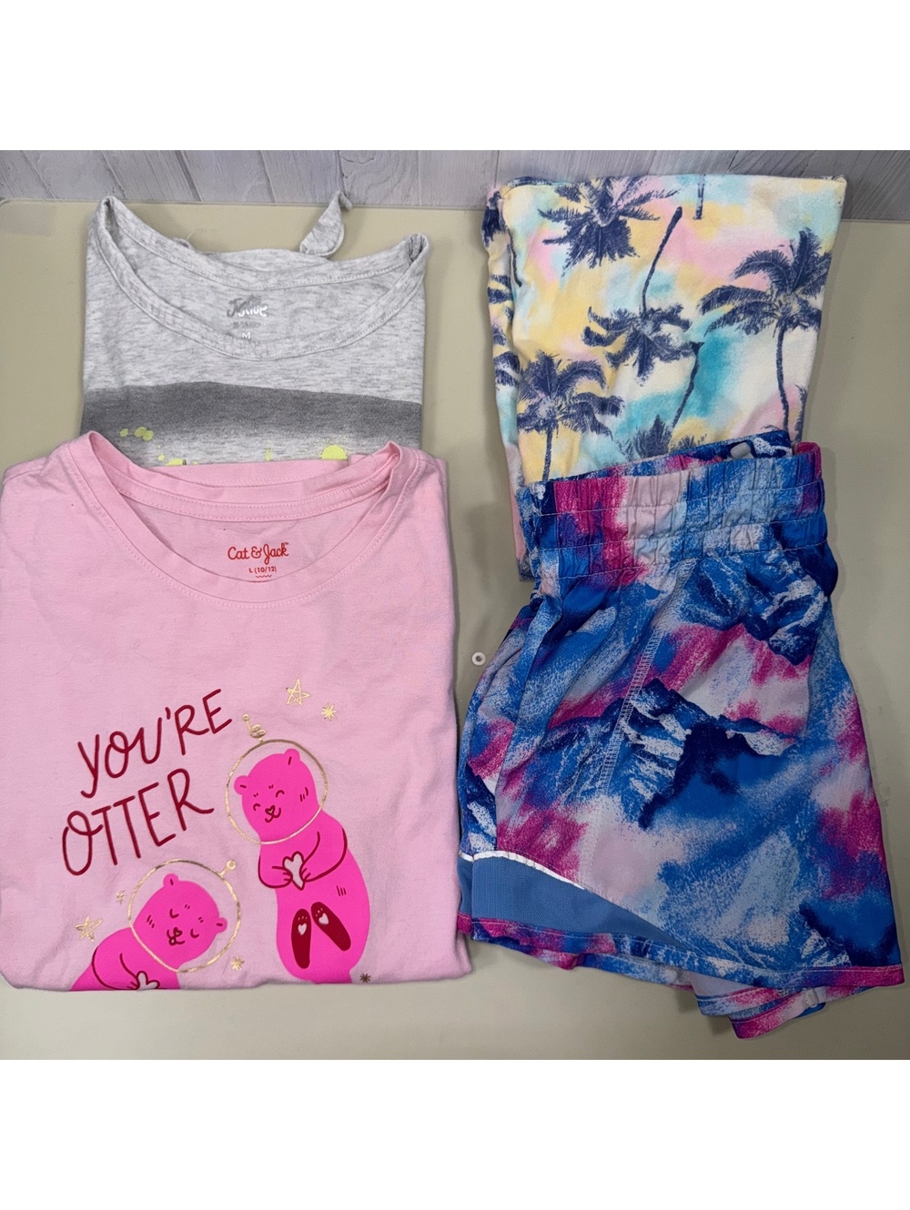 Girls 10/12 Cat & Jack Justice 4-Piece Clothing Lot